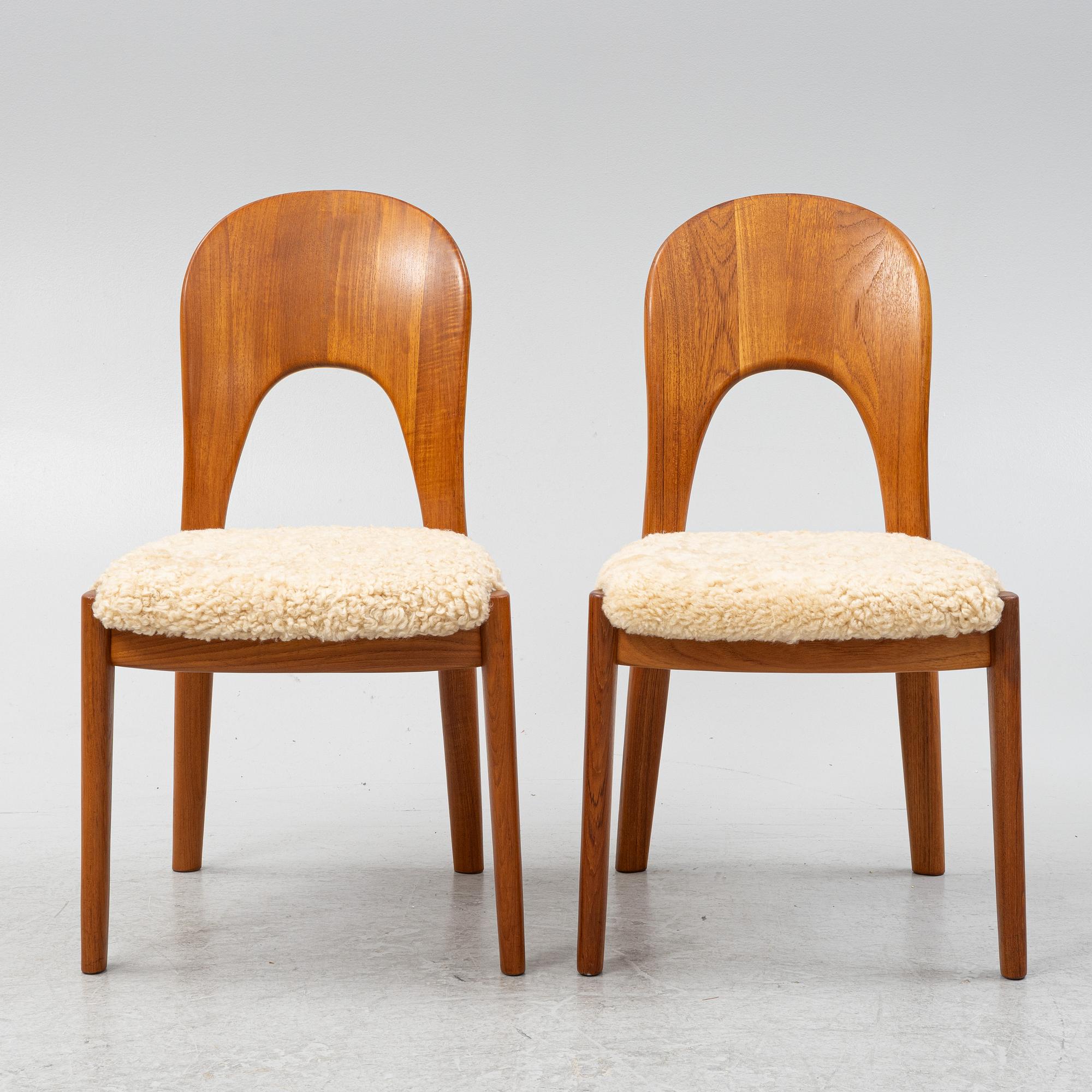 Niels Koefoed, stolar, 6 st, Danmark, 1960-tal.