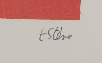 MAURICE ESTÈVE, färglitografi, signerad och numrerad 5/100.