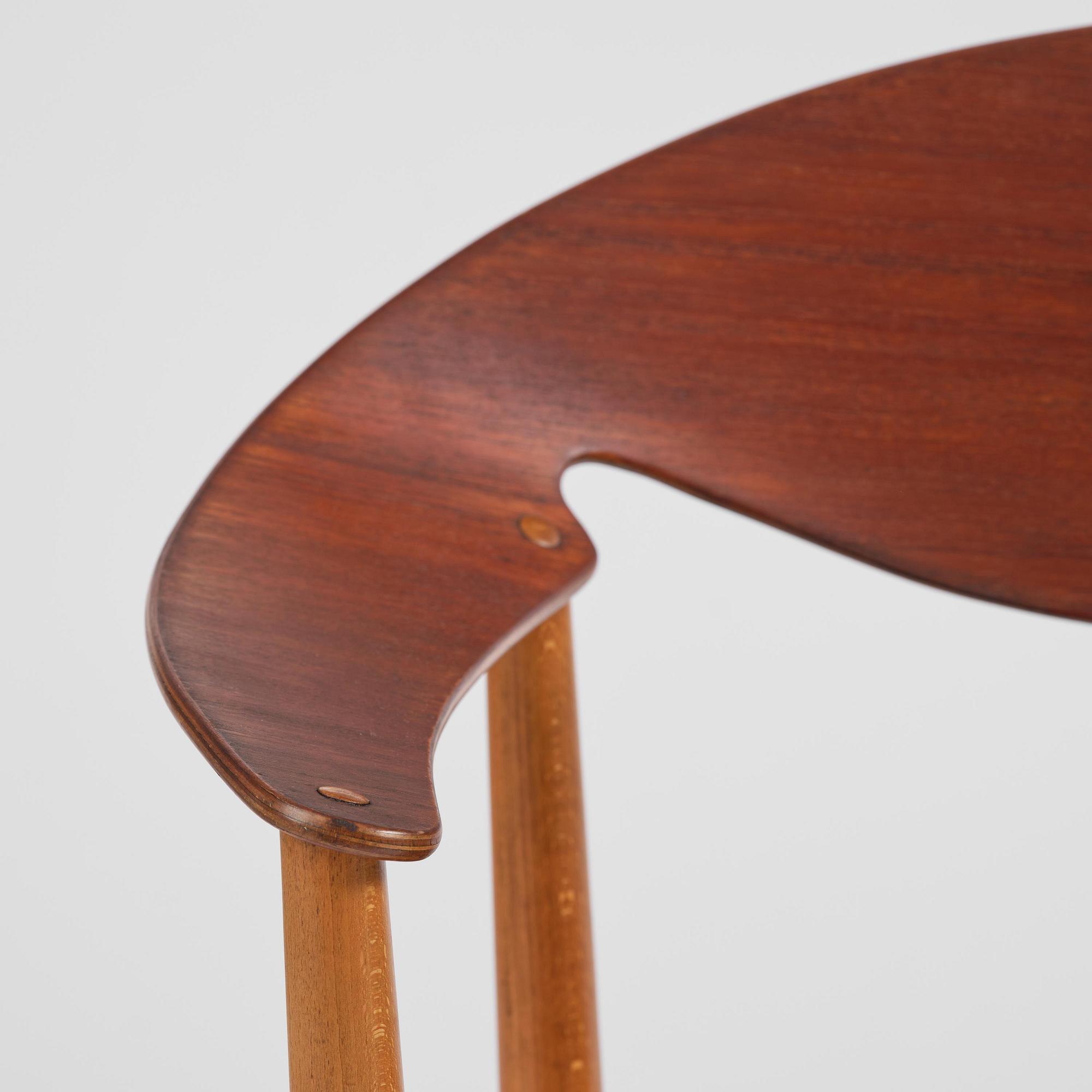 Ejner Larsen & Aksel Bender Madsen, a "Metropolitan" chair, Fritz Hansen, Denmark, 1950s.