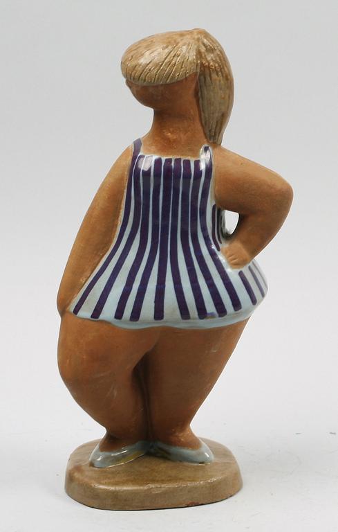FIGURIN, stengods, "Dora", Lisa Larson, Gustavsberg.