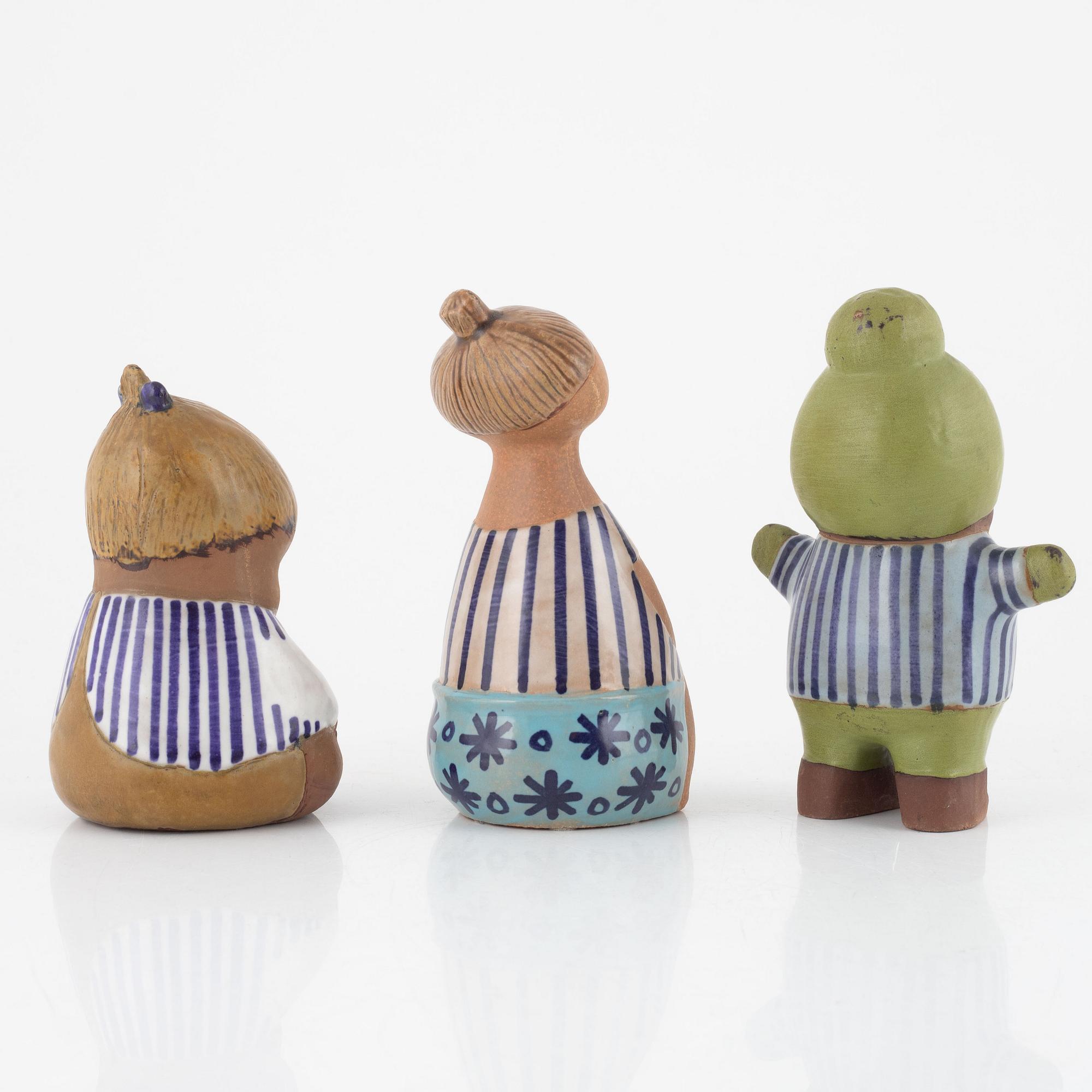 Lisa Larson, figuriner, 7 st, Gustavsberg.