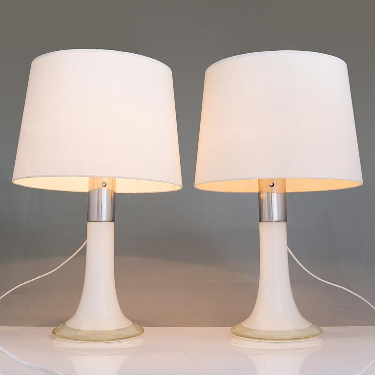 Lisa Johansson-Pape, A pair of 1960s table lamps, model '46-017'  for Stockmann Orno, Finland.