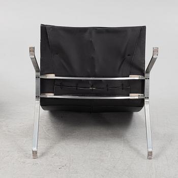 Poul Kjaerholm, fåtöljer, ett par, "PK22", Fritz Hansen, Danmark, 1987.
