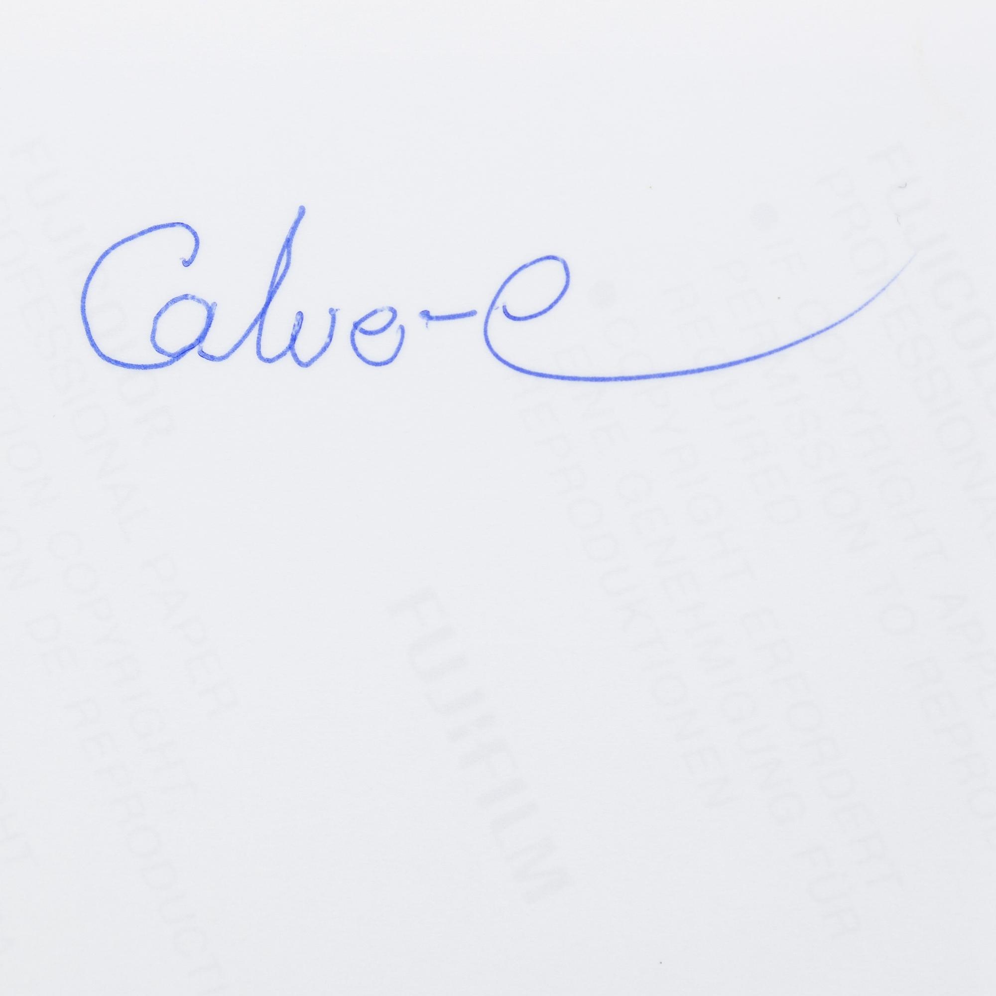 TORBJÖRN CALVERO, photograph of C Wreswijk signed Calvero on verso.
