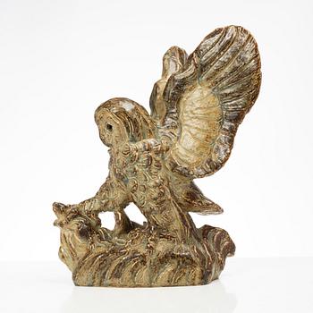 Knud Kyhn, skulptur, stengods, Royal Copenhagen, Danmark, 1960.