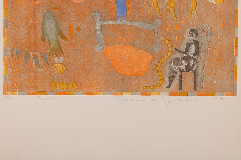 Helmtrud Nyström, Etchings, 3 pcs.