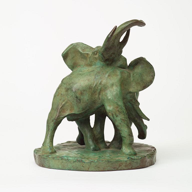 Carl Milles, Lekande elefanter.