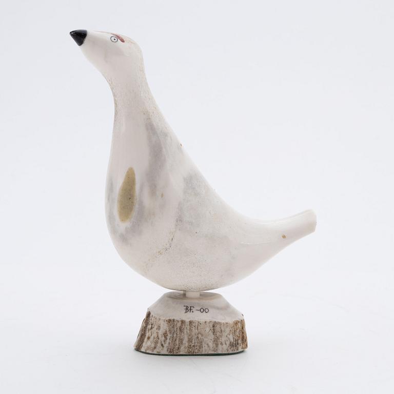 A reindeer horn figurine by Bertil Fällman, signed and dated -00.