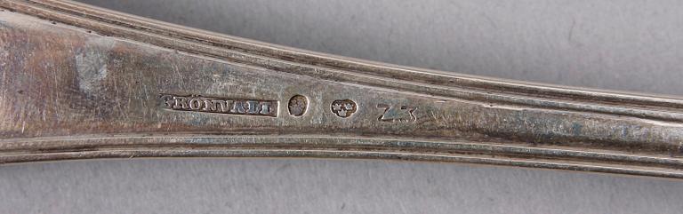 SKEDAR, 10 st, silver, modell Fransk Lilja, Gustaf Folcker resp Johan Petter Grönwall, Stockholm, 1830-1.