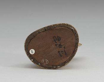 FIGURIN, förgylld brons. Mongoliet, troligen 1700-tal.