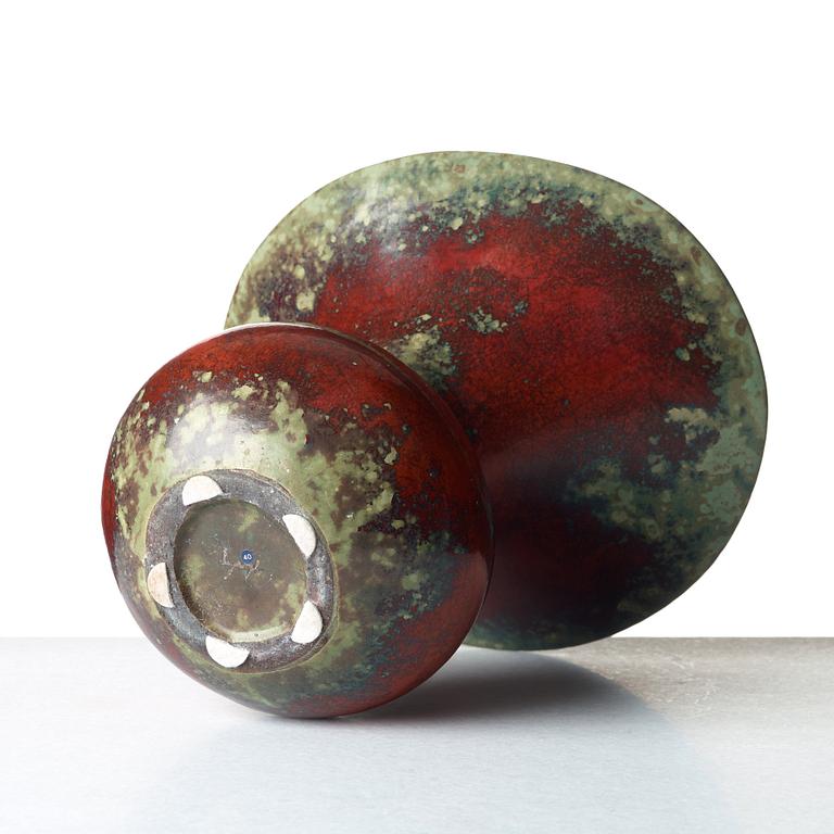 Hans Hedberg, a faience vase, Biot, France.