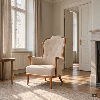 Carl Malmsten, Armchair, “Vår fru”, OH Sjögren.