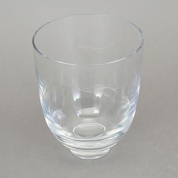 VAS, glas, Vicke Lindstrand, Orrefors, 1935.