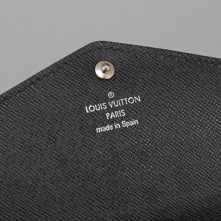 LOUIS VUITTON, pärm samt plånbok "Epi Sarah wallet".