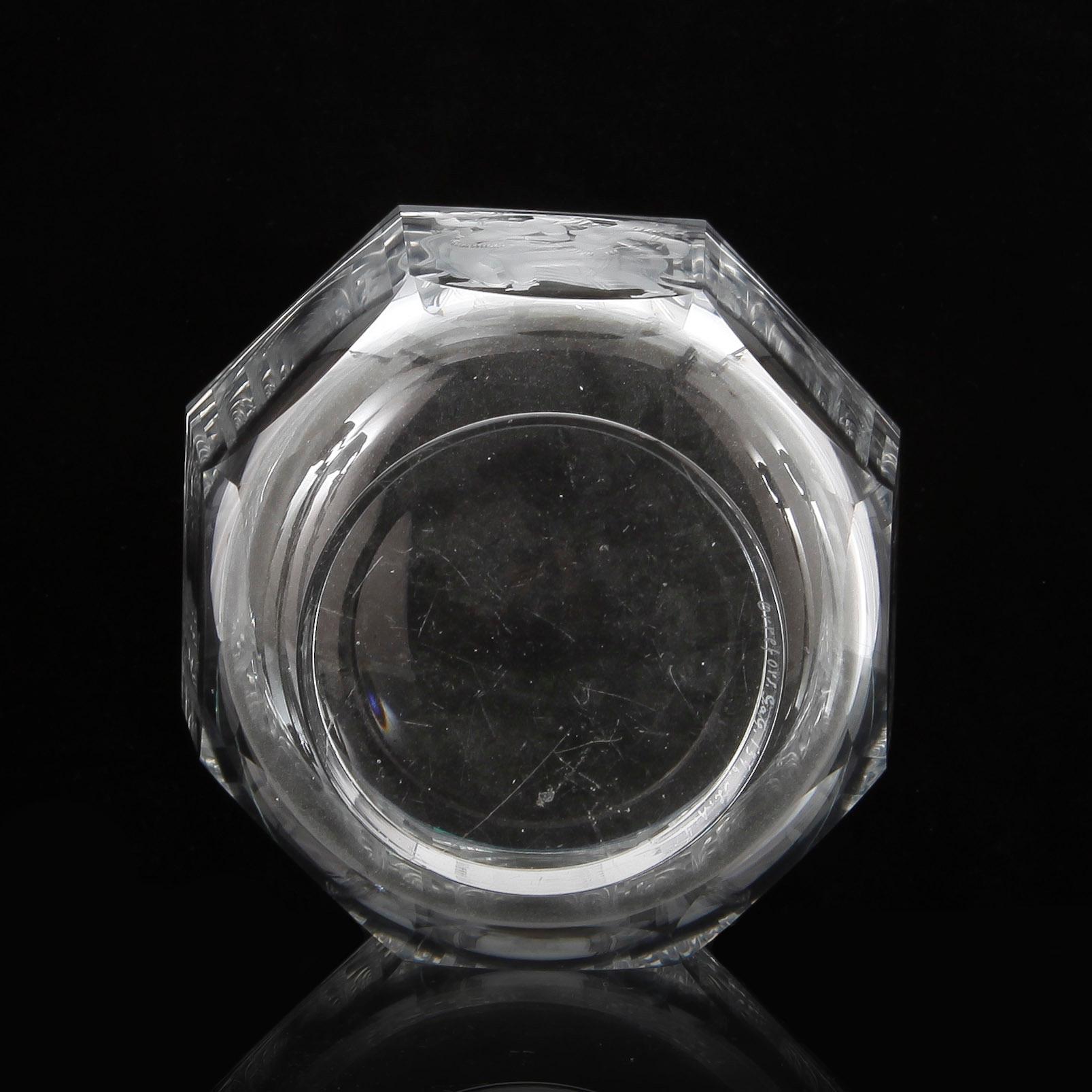 SKÅL, glas, Simon Gate, Orrefors, signerad undertill märkt 1346.iL.A.4.