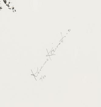 Kimmo Kaivanto, lithograph, signed and dated -91, numbered 16/60.