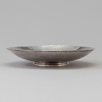 ATELIER BORGILA, a sterling silver bowl from Stockholm, 1970.