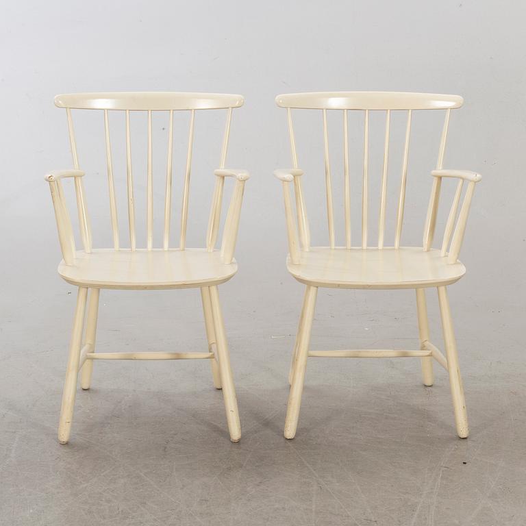 KARMSTOLAR, ett par, troligen "Dana" Ikea, 1960-tal.