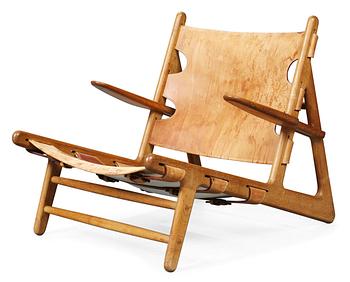 A Borge Mogensen "Hunting Chair" by Erhard Ramussen, Copenhagen 1950-60's.