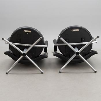 FOERSOM AND HIORT-LORENZEN, fåtöljer ett par, "Partner/EJ-80B", Erik Jørgensen, Danmark. Formgivna 1992.