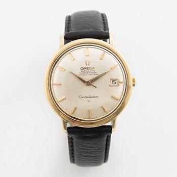 Omega, Constellation, "Pie-Pan", armbandsur, 35,5 mm.