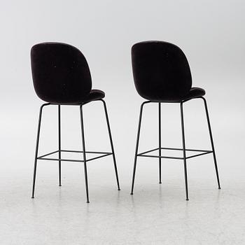 GamFratesi, Bar stools, a pair, "Beetle Bar Chair", Gubi, Denmark.