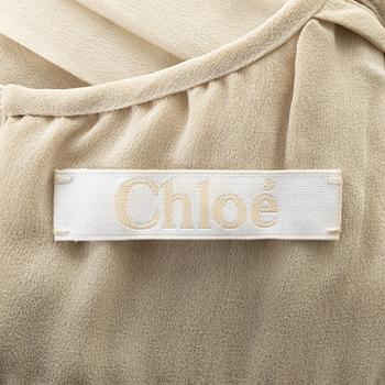 Chloé, a silk top, size 34.