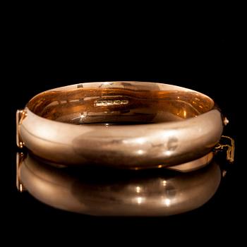 ARMBAND, 14K guld. Helsingfors 1957. Vikt ca 32,8 g.