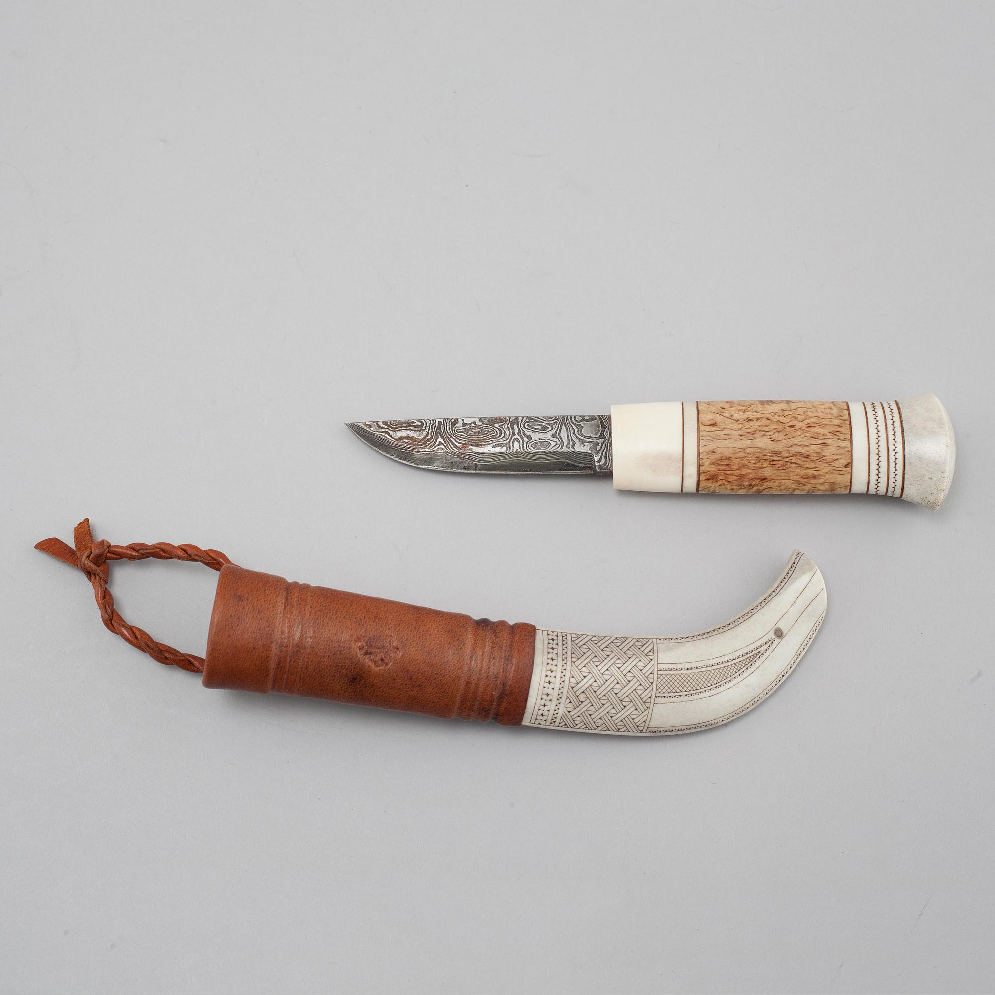 A knive by Per Erik Nilsson, signed.