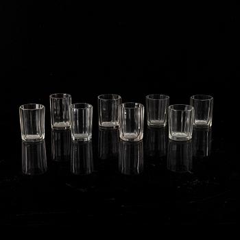 A part glass service, second half of the 20th century (31 pieces).