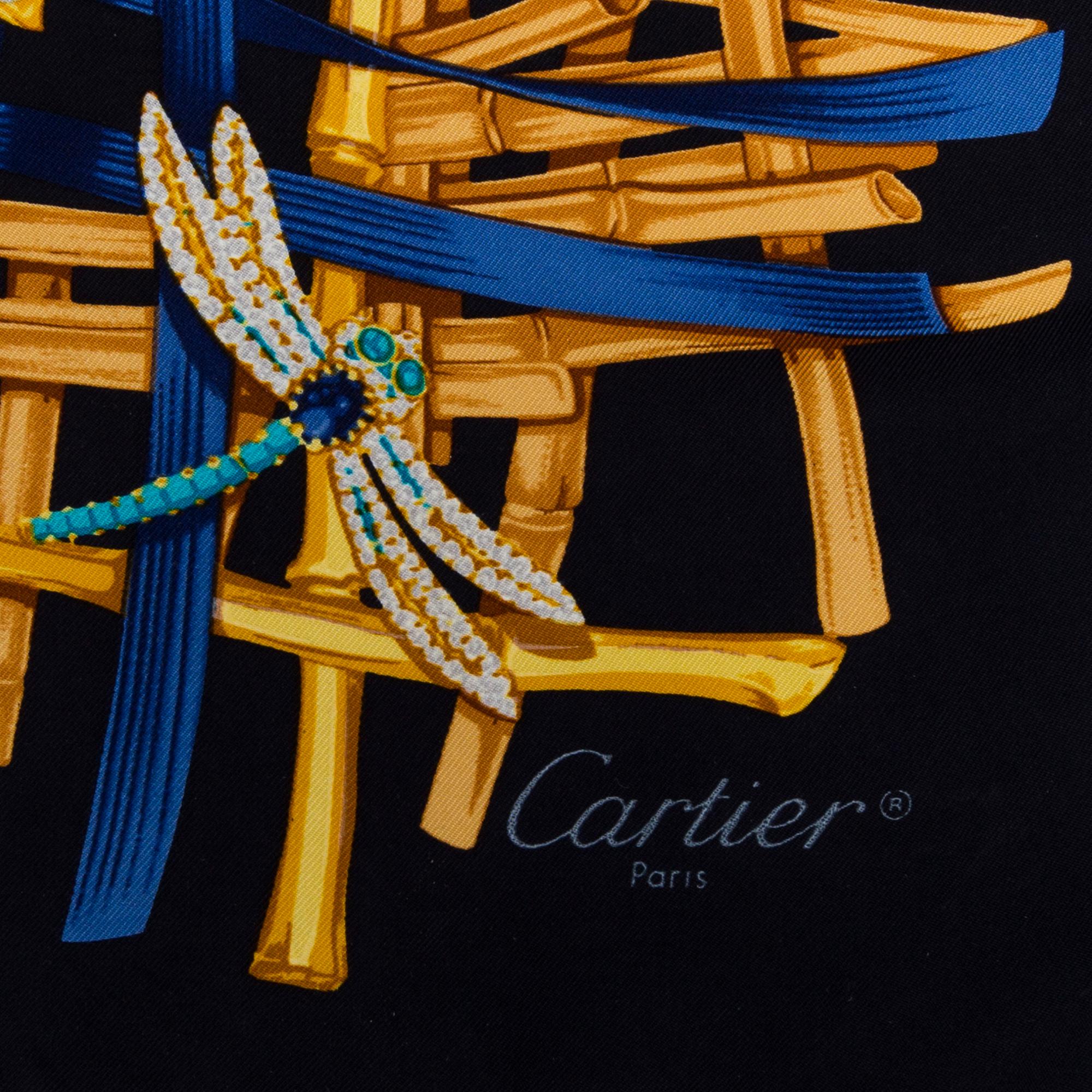 Scarf by Cartier.