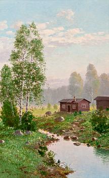 192. Eugen Taube, KESÄMAISEMA.