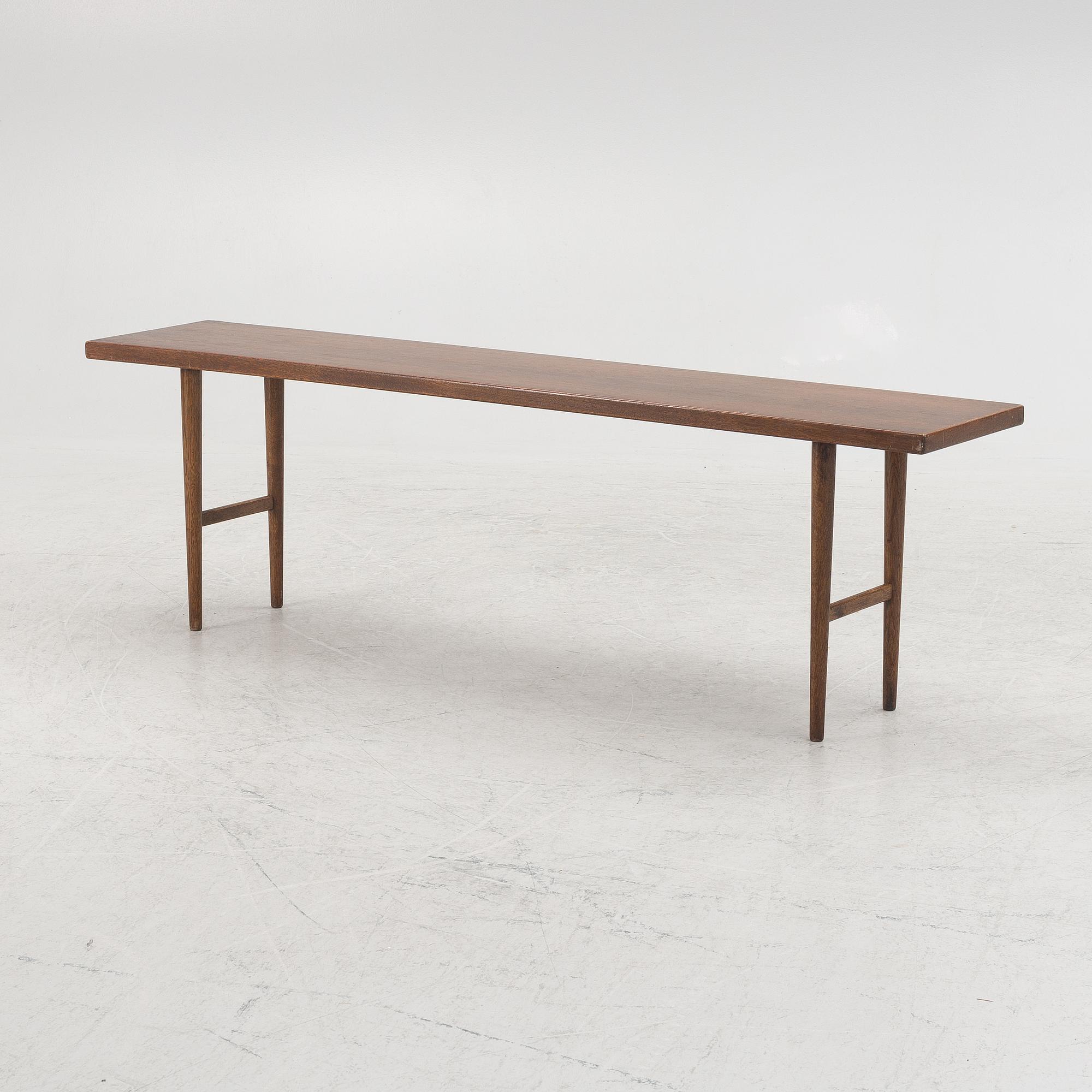 Kurt Østervig, a teak-veneered table, Jason, Denmark, 1950's/60's.