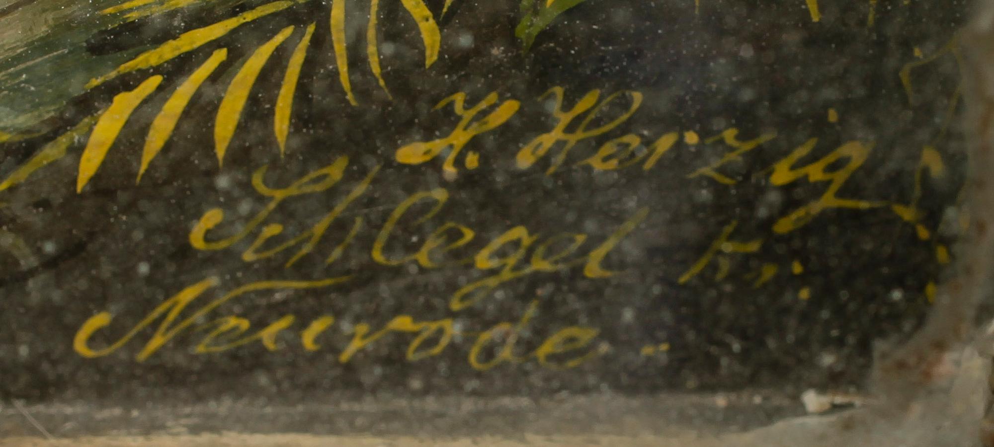 OKÄND KONSTNÄR, dioramabild, blandteknik, 1800-talets slut.