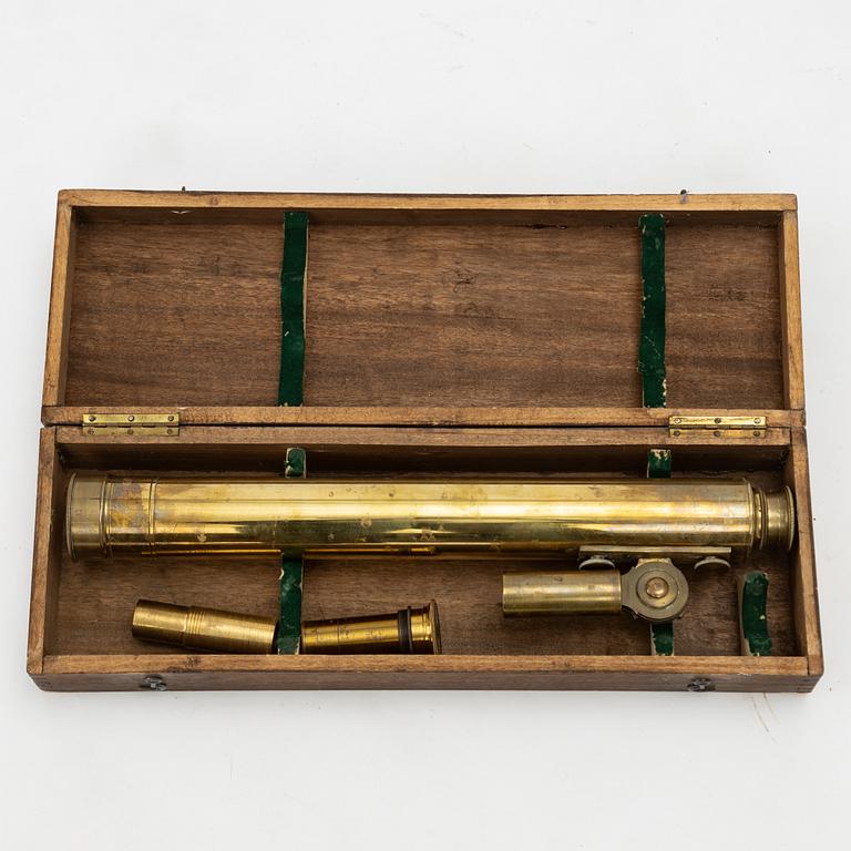 Telescope, marked Preisler Malmö, early 20th century.