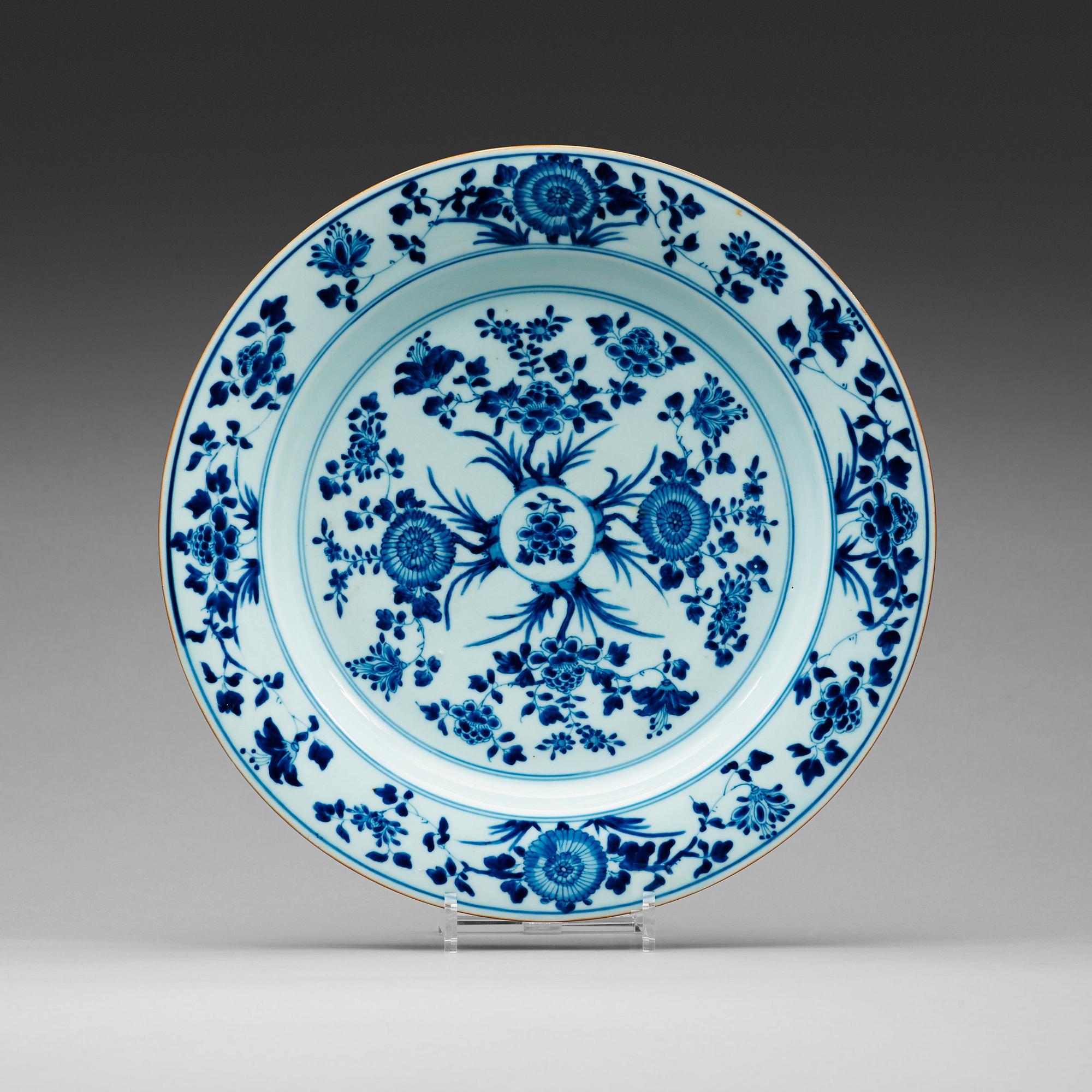 FAT, porslin. Qingdynastin, Kangxi (1662-1722).