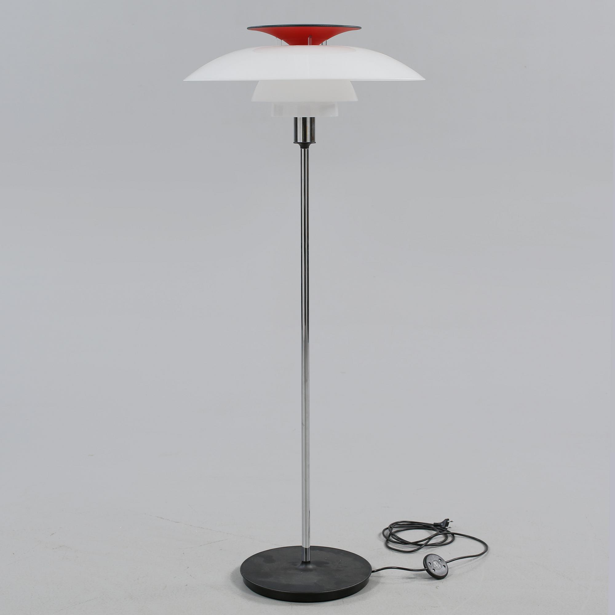 GOLVLAMPA, "PH-80", Poul Henningsen för Louis Poulsen, 1900-talets andra hälft.