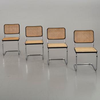 STOLAR, 4 st, "Cesca", Marcel Breuer, Thonet 1970-tal.