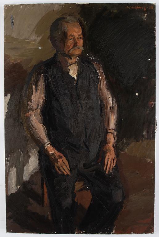 ALF LINDBERG, oil on canvas, signed and dated -35.