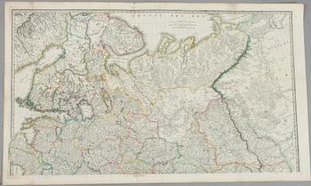KARTA, 2 st, The Russian Dominions in Europe, J.Wyld London 1832 resp. 1835.