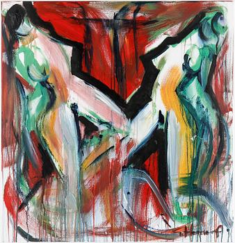 GÖRAN HAUSENKAMP, olja på duk, signerad.