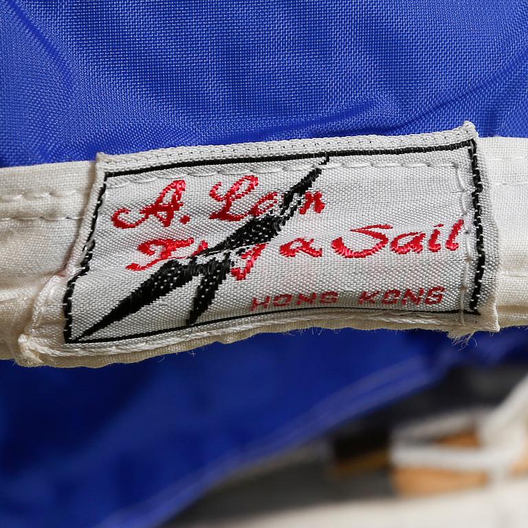 FLAGGSPEL, 40 stycken, A. Lam Sail Maker, Hong Kong, 1900-talets tredje kvartal.