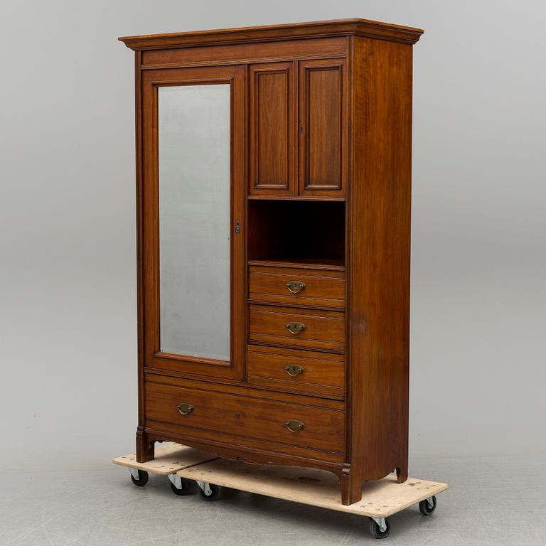 an early 20th century mahogany cabinet/wardrobe.