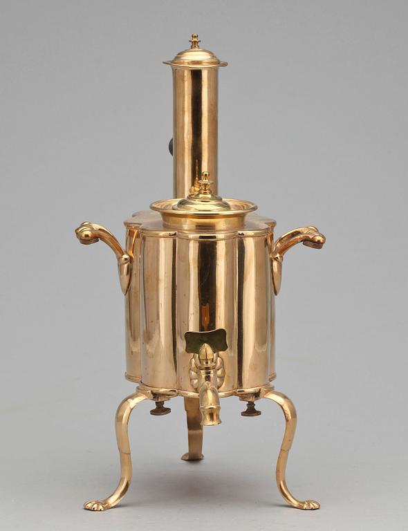 SAMOVAR, mässing. 1800-tal.