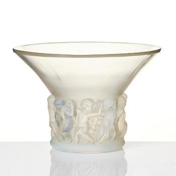 René Lalique, a "Farandole" glass vase, France, post 1930.