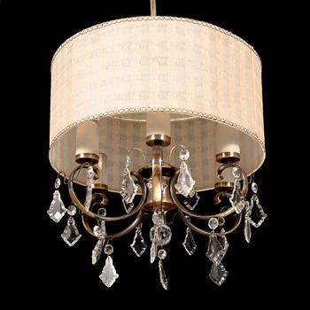 Paavo Tynell, a mid 20th century '1472/6' chandelier for Idman.