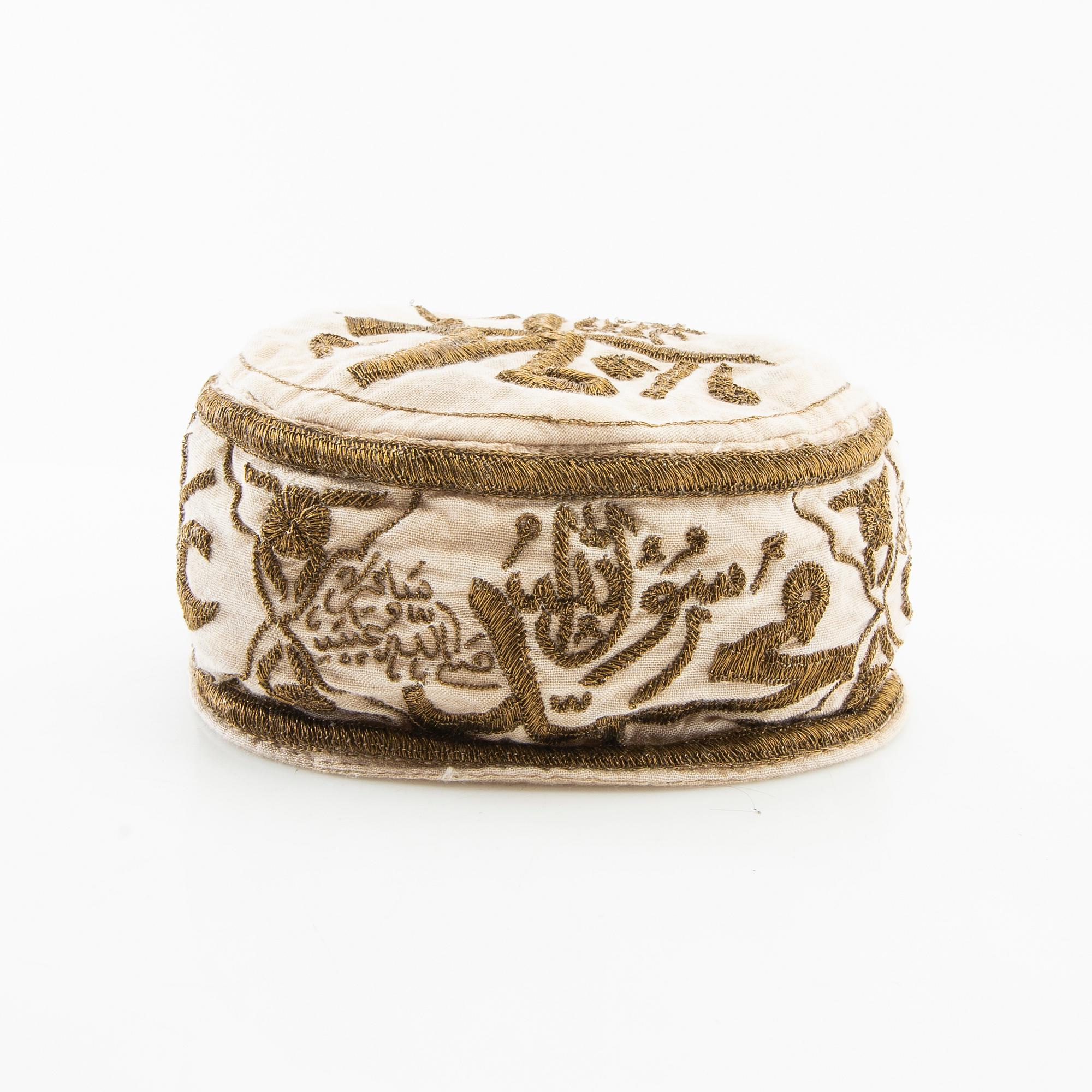 Dervish cap, sufi hat, Ottoman region, turn of the 20th century.