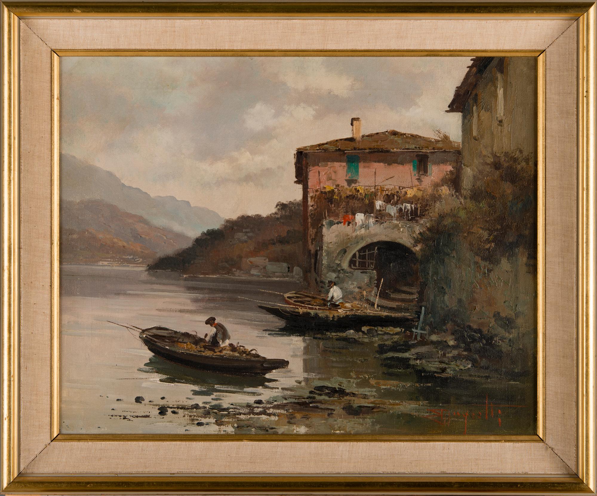 ERCOLE MAGROTTI, oil on canvas, signed.