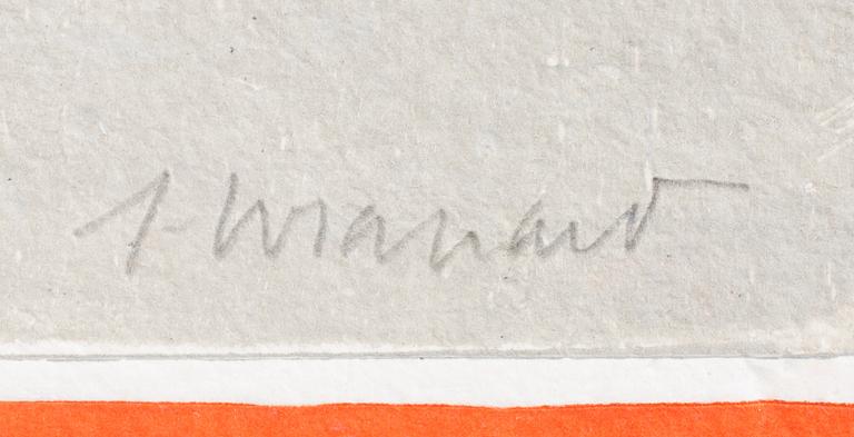 JAMES COIGNARD, carborundumgravyr, signerad och numrerad HC V/V.