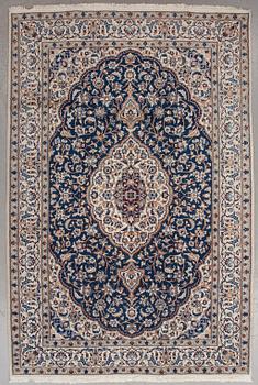 MATTA, old, Nain, part silk, ca 299 x 199 cm.